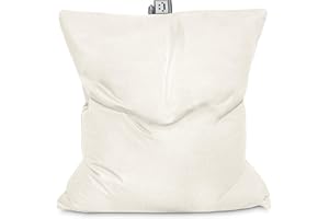 HAPPERS Pouf Gigante Big Pouf XXL Naylim Opaco Crudo per esterno con imbottitura inclusa