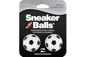 Sof Sole SofSole SneakerBalls Football Shoe Deo Desodorante de zapatos, Multicolor (White and Black), Talla Única
