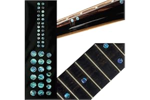 Inlaystickers Marqueurs de Frettes pour Guitares & Basses - Custom Dots Set - Bleu Ormeau F-085CD-BL-AZ