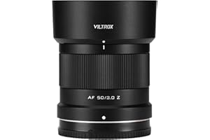 VILTROX 50mm F2 Vollformat Objektiv für Nikon Z, AF 50mm f/2 Z Standard Prime Objektiv mit großer Blende für Z Mount, Z Ultra-Compact z Mount für Z8 Z9 Z6 Z7 Z6 II Z7 II Z5 Z50 ZF Z30