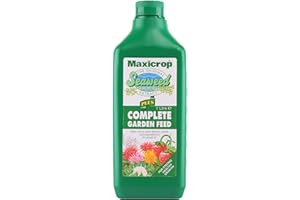 Maxicrop PPCGF61L Complete Garden Feed, 1L - All Purpose Fertiliser - with Seaweed Extract - for Strong Growth and Healthy Root Development - Plant Nutrition - Indoor and Garden Use