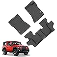 GFX TPV Car Floor Mats (After-Market) | Premium Life Long Foot Mats | Compatible with Mahindra Thar 2021 Onwards | Waterproof, Anti-Slip, All-Weather, Durable & Easy to Clean Car Mats