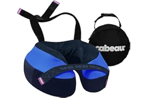 ‎CABEAU Cabeau Evolution TNE S3 Reisekissen - Nackenkissen für unterwegs - Memory-Foam-Flugzeugkissen - Nackenkissen mit Befestigungsriemen - Unterstützung für Reisen, Zuhause, Büro und Gaming (Sydney)