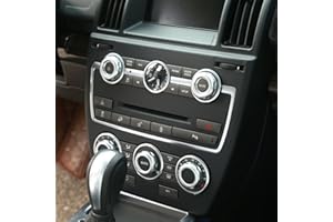 DIYUCAR Accessori in ABS opaco per Freelander 2 2013-2015, manopola, accessori e ricambi per auto, 5pz.