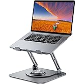 JOYEKY Masa i&ccedil;in Diz&uuml;st&uuml; Bilgisayar Standı, 360&deg; D&ouml;nebilen Tabanlı Ayarlanabilir Bilgisayar Standı, İşbirliğine Dayalı &Ccedil;alışm
