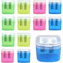 Lot De 8 Mini Taille-crayons En Métal Argenté - Pour Crayons De Couleur, Surligneurs, Usage Quotidien