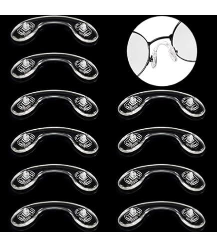 5 Cuscinetti Nasali In Silicone Per Occhiali Bambini - Forma A Sella, Antiscivolo, Morbidi E Comfortevoli - Foto 12