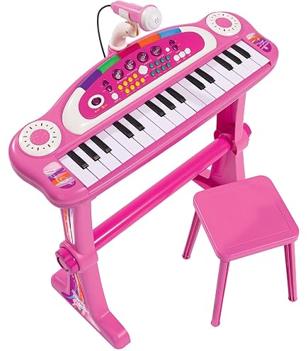 COLORBABY Bontempi 39232 Clavier Musical pour Enfants, 54 Touches, pupitre, Pieds métalliques réglables, 100 Sons, 100 rythmes, 60 démos, câble USB, 67,5 x 20 x 5 cm, Orgue électronique pour Enfants COLORBABY Bontempi 39232 Clavier Musical pour Enfants, 54 Touches, pupitre, Pieds métalliques réglables, 100 Sons, 100 rythmes, 60 démos, câble USB, 67,5 x 20 x 5 cm, Orgue électronique pour Enfants