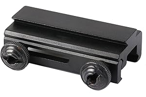 Dophee 20mm Aronde à 11mm Extension Weaver Rail Picatinny Scope Mount Adapter Anneaux de Lunette Adaptateur de visé Adaptateur de Base de Montage 20mm A 11mm