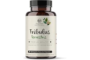 ‎SURPRESA NATURAL Surpresa Natural Tribulus Terrestris hochdosiert I 1 x 120 Stück I Hochwertige Testosteron-Kapseln mit 4800mg Tribulus-Terrestris-Extrakt & 6mg Zink I Vorrat für 1 Monat I 100% vegan & natürlich
