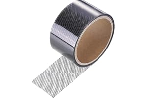 N+B Red de ventana Malla anti-mosquitos Cinta de reparación de parche de cables pegajosos Con adhesivo fuerte para reparación de mosquiteros de puertas y ventanas (gris)