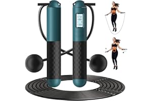 TOGETDREAM Smart Skipping Rope for Adults, Wireless Digital Skipping Rope, Multi-Use Fitness and Water Exercise