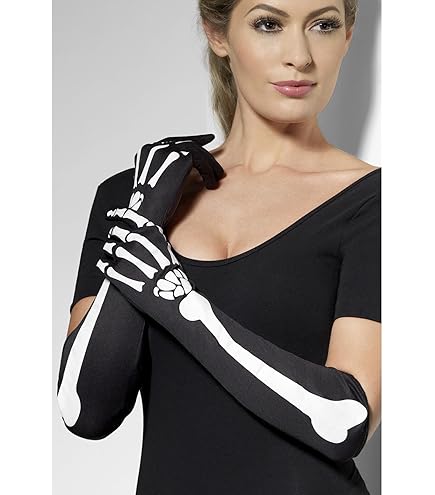 Collant Scheletro Halloween 40 DEN - Bianco E Nero Per Feste A Tema, Carnevale E Costumi