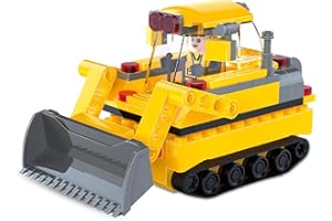 BODYGENIX Magic Inductive Bulldozer Toy – Battery Powered Mini Pen Bulldozer with Optical Sensor – Follows Any Drawn Line with Pen & Paper – Interactive STEM Learning Gift for Kids Boys & Girls Ages 5+