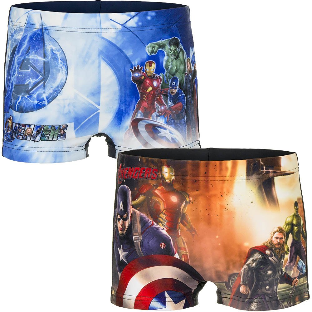 4761-Kinder-Jungen-Badehose-MARVEL-AVENGERS-Schwimmhose-Badeshorts