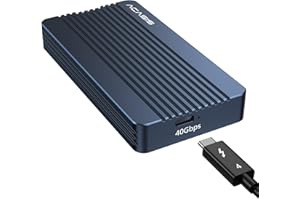 FREEGENE ACASIS 40Gbps M.2 NVMe SSD Enclosure, TBU 405 for M1 M2 Pro/Max, Compatible with USB4/3.2/3.1/3.0/2.0, Support SSD Size 2280 B+M M-Key