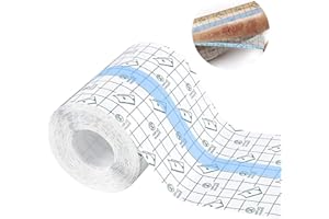 Mecctuck Plaster wodoodporny, 15 cm x 10 m, wodoodporny plaster prysznicowy, rolka folii do tatuażu, wodoszczelny, do uprawiania sportu (15 cm)