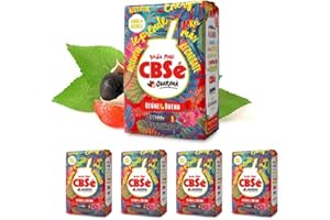 QUMIR Pack de Yerba Mate Cbse con guaraná de 500g - 4 Unidades - Total 2 Kg de Yerba Mate