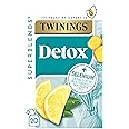 Twinings Superblends Detox - Lemon, Ginger & Burdock Root Herbal Tea Infusion with Fennel & Selenium, 80 x Biodegradable Tea Bags