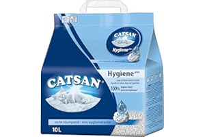 Catsan Hygiène Litière pour Chat 10 L , lot de 4