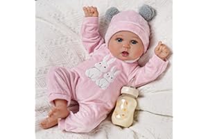 BABESIDE Reborn Dolls - Bailyn 20-inch Soft Body Lifelike-Newborn Baby Dolls Open Eyes Girl Dolls with Clothes and Toy Accessories Gift for Kids aged 3+