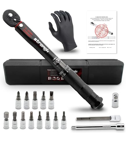 Clé Dynamométrique 1/2 20-230Nm, Kit avec Tige de Rallonge 125mm Clé Dynamométrique 1/2 20-230Nm, Kit avec Tige de Rallonge 125mm