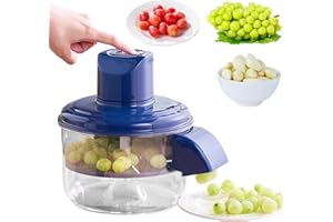 GIZMOSYNTH Éplucheur de raisin, éplucheur d'ail électrique automatique, éplucheur rechargeable pour la maison, petit outil commercial pour enlever la peau des fruits pour cerises, tomates