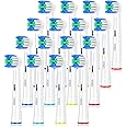 KHBD Toothbrush Head Compatible with Braun Oral B Electric Toothbrush, Precision Replacement Toothbrush Heads for Oral B Pro 600 650 2000 2500 3000,Smart Genius-16 Pack