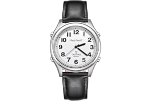 Hearkent Radio Controlled Talking Watch British English Speaking for Blind People and Visually Impaired Elderly