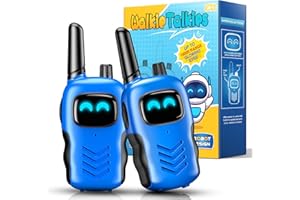 Grriopi Walkie Talkies, Toys for 3-12 Year Old Boy Gift for 4 5 6 Year Olds Boys Outdoor Toy Age 5 6 7 8 9 Walkie Talkie Kids Toys Age 3 4 5 6 7 Walky Talky Camping Accessories Blue