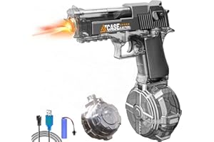 Amitasha Electric Water Gun for Kids Automatic Holi Pichkari Pistol for Boys Girls Age 3 Years Above with Large Capacity Water Tank and Rechargeable Battery