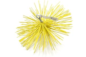 PYRO FEU 862564 Schornsteinkopf Nylon 150 mm metrisches Gewinde 12, Gelb