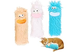Dellyy Catnip Juguete y Peluche para gato, Hierba Gatera y Valeriana, Juguetes Interactivos