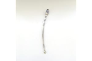 FABFINCHESUK 14G Curved Hand Feeding Rearing Crop Needle Medication Tube Budgies Cockatiel Birds