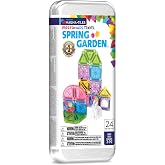 MAGNA-TILES - Travel Set - Bahar Bah&ccedil;e Seti Manyetik Bloklar - 24 Par&ccedil;a