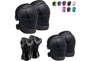 CKE Rodilleras para niños Rodilleras y Coderas Juego de Equipo de protección para niños pequeños Rodilleras Infantiles para niños/jóvenes muñequeras 3 en 1 para Ciclismo Bicicleta Patinaje Scooter