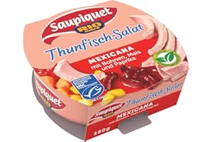 Saupiquet Rio Mare Mexicana Tuna Salad, 160 g, MSC Certified, Ready Made and Ready to Use