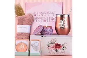 Anforsun 40th Birthday Gift for Women, Funny 40th Birthday Hampers for Her Happy 40th Birthday Pamper Gifts Basket for Women Tuning 40, Wife, Mom, Sister, Friends, Coworker (40th)