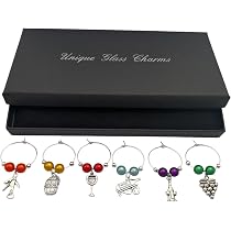 Libby's Market Place Lot De 6 Breloques Fruits Pour Verre à Libby's Market Place Lot De 6 Breloques Fruits Pour Verre à