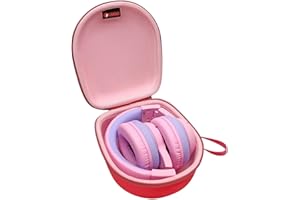 XANAD Tasche für Kinder Kopfhörer - iClever/gorsun/Nabevi/PowerLocus/Tonies/Tribit/hisonic/Retoo/BIGGERFIVE/EasySMX/Kekz Leicht Bluetooth Kopfhörer (rosa)