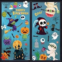 Cartes D'Invitation Halloween Monstres - Lot De 10 En Français - Anniversaire Enfant Ou Fête Déguisée