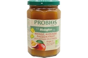 Probios Composta Mango Avocado E Passione - Composta Frutta Senza Zucchero Senza Glutine - Naturalmente Dolce e Deliziosa - 320g