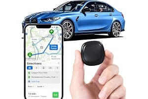 Mini GPS-spårare Utan Prenumeration, Batteritid 180 Dägar, Realtidsspårning för Bil, Husdjur och Barn, Diskret Magnetisk Design, Täckning EU/UK, App iOS/Android