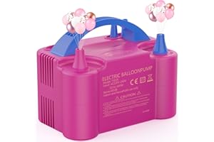 KELOFO Balloon Pump, Electric Inflator Pump Air Pump for Balloons with Dual Nozzle Inflator for Party, Wedding, Birthday and Festival Decoration