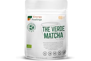 Energy Feelings Tè Verde Matcha in Polvere BIO 100 g. Matcha Giapponese Qualità Premium, Slim, Proprietà Antiossidanti Senza Glutine e Vegano