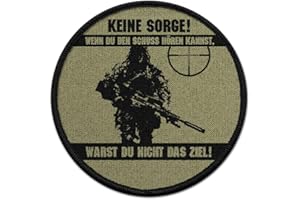Copytec Deutscher Scharfschütz Patch Sniper Schuss Bundeswehr BW Deutschland #26899