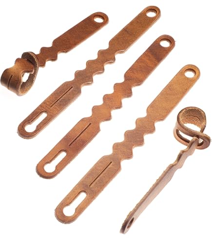 Cuero Cable Corbata Cuero Cordón Organizador 90x12mm Cable Correas Cable Cuero Clips Dorado Auricular Cable Gestion Para Cable Alambre Paquete De 5 Unique Bargains Correas Para Cables