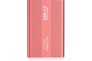 Sincelo Hard Disk 2tb Esterno, USB3.0 per Mac, PC, Desktop, Laptop, MacBook, Xbox One (2tb, Rosso)