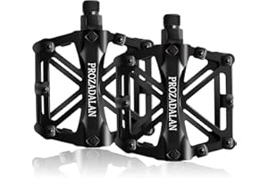 PROZADALAN Fahrradpedale, Fahrrad Pedalen 9/16 Zoll Achse CNC Aluminium Alu Mit Abgedichtete rutschfest mit Abgedichtete Lager rutschfest, für alle Fahrradttypen