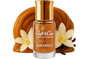 Craft & Care – Musk Noir Perfume Árabe Hombre & Mujer | Aceite Perfumado SIN ALCOHOL | Aroma Profundo, Elegante y Auténtico; Ámbar y Especias, Larga Duración. PA (1 Unidades, Caramelo)